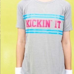 Ivivva gray short-sleeve tee sz 12